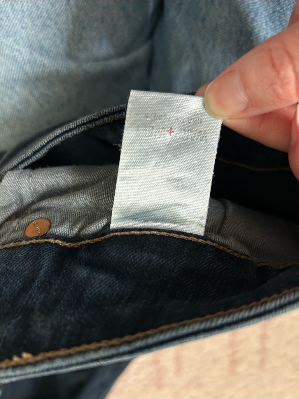 Nwt Warp+Weft Dark Wash Blue Jeans Ord Chicago Straight Highlands Size 40x30 — image 5 of 8